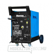 Sherman Félautomata hegesztő DualMIG 200 Fáklya Földkábel Pajzs Kalapács kefével gallery main image
