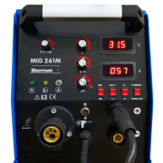 Sherman inverteres hegesztő MIG 261M/4R + pisztoly + földkábel Sherman inverteres hegesztő MIG 261M/4R + pisztoly + földkábel náhled