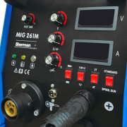 Sherman inverteres hegesztő MIG 261M/4R + pisztoly + földkábel Sherman inverteres hegesztő MIG 261M/4R + pisztoly + földkábel náhled