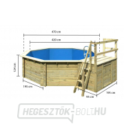 Medence KARIBU 4,7 x 4,7 m B2 COMFORT (91850) Előnézet 