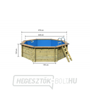 Medence KARIBU 4,7 x 4,7 m A2 PREMIUM SUPERIOR (92116) Előnézet 