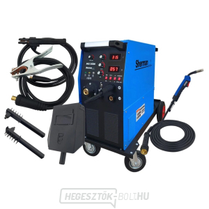 Sherman inverteres hegesztőgép MIG 300M/4R fáklya kábelek Pajzs kalapács kefével Sherman inverteres hegesztőgép MIG 300M/4R fáklya kábelek Pajzs kalapács kefével gallery main image