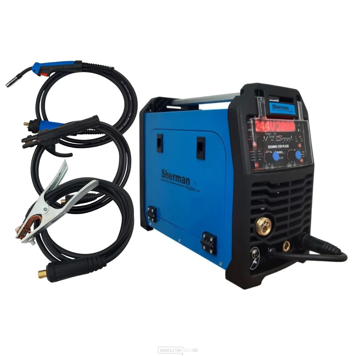 Sherman inverteres hegesztőgép DIGIMIG 200 impulzusfáklya kábelek