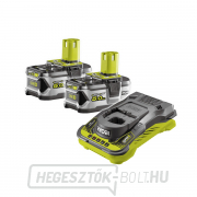 Ryobi RC18150-250 készlet 2x 18 V lítium-ion akkumulátor 5 Ah RC18150 ONE gyorstöltővel  gallery main image