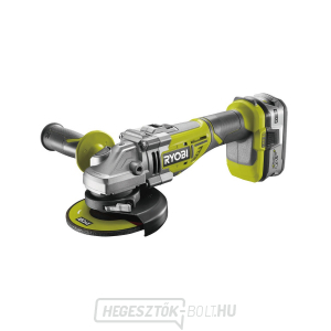 Akkus sarokcsiszoló 125 mm Ryobi R18AG7-140S 18 V + 4Ah akku + ONE+ töltő