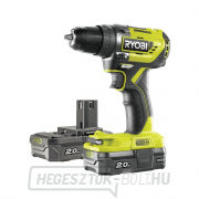 Ryobi R18DD5-220S akkumulátoros 18 V-os csavarozó/fúrógép 2x 2Ah akkutöltő ONE  gallery main image