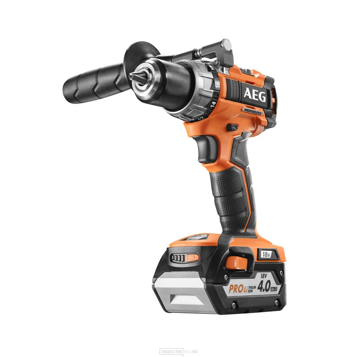 AEG BS 18C2 BL LI-402C 18V szén nélküli fúrócsavarhúzó, 2x 4,0Ah akkumulátor, töltő