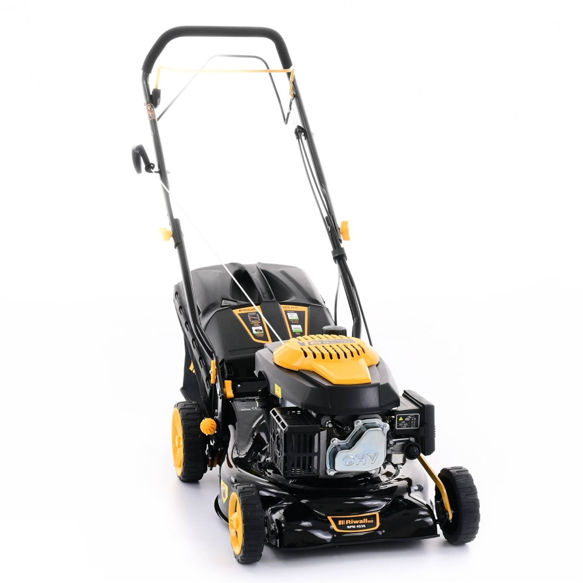 Riwall PRO RPM 4235 3 az 1-ben benzines fűnyíró meghajtással Előnézet 