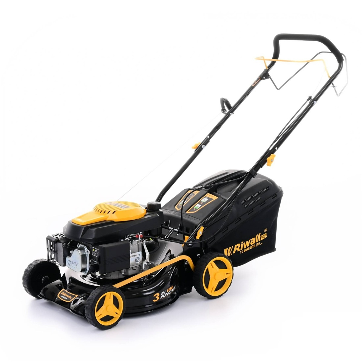 Riwall PRO RPM 4235 3 az 1-ben benzines fűnyíró meghajtással Előnézet 