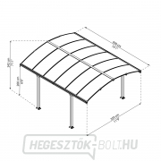 Palram Arcadia 4300 alumínium (előregyártott) menedékház íves tetővel Palram Arcadia 4300 alumínium (előregyártott) menedékház íves tetővel náhled