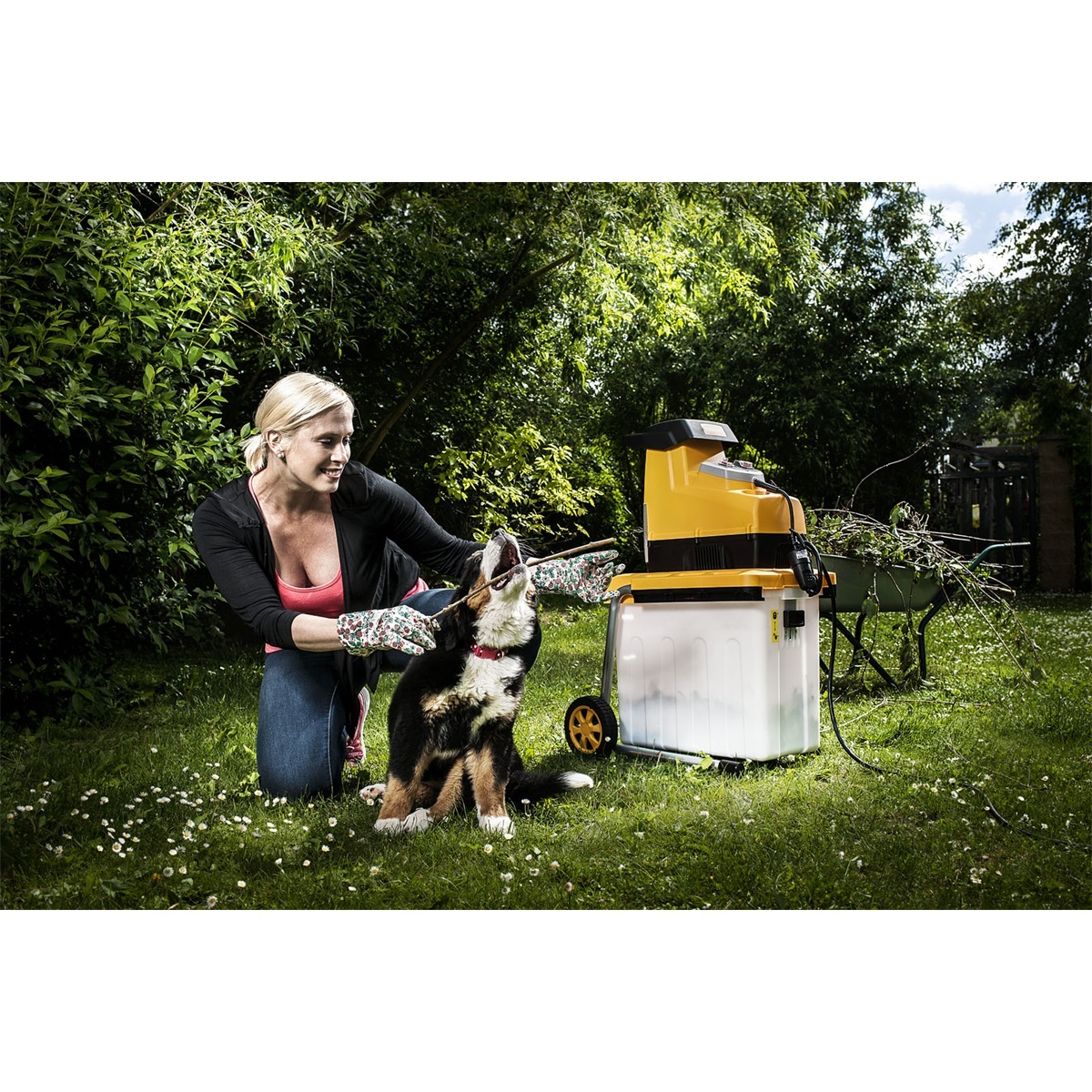 Riwall PRO RES 3044 B ágaprítógép elektromos  Előnézet 