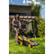 Riwall PRO RALM 3820 akkumulátoros fűnyíró szett utazás nélkül 2x 4Ah akkumulátor 2x 20 V-os töltő 2x 4Ah akkumulátor 2x 20 V-os töltő náhled