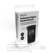 Solight alkoholteszter, professzionális üzemanyagcella, 0,0 - 4,0‰ BAC, érzékenység 0,008‰ Előnézet 