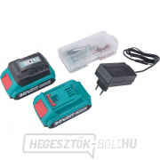 Akkus fúrócsavarhúzó, 20V Li-ion (2x), 2000mAh, táskában, 47 darabos készletben Előnézet 