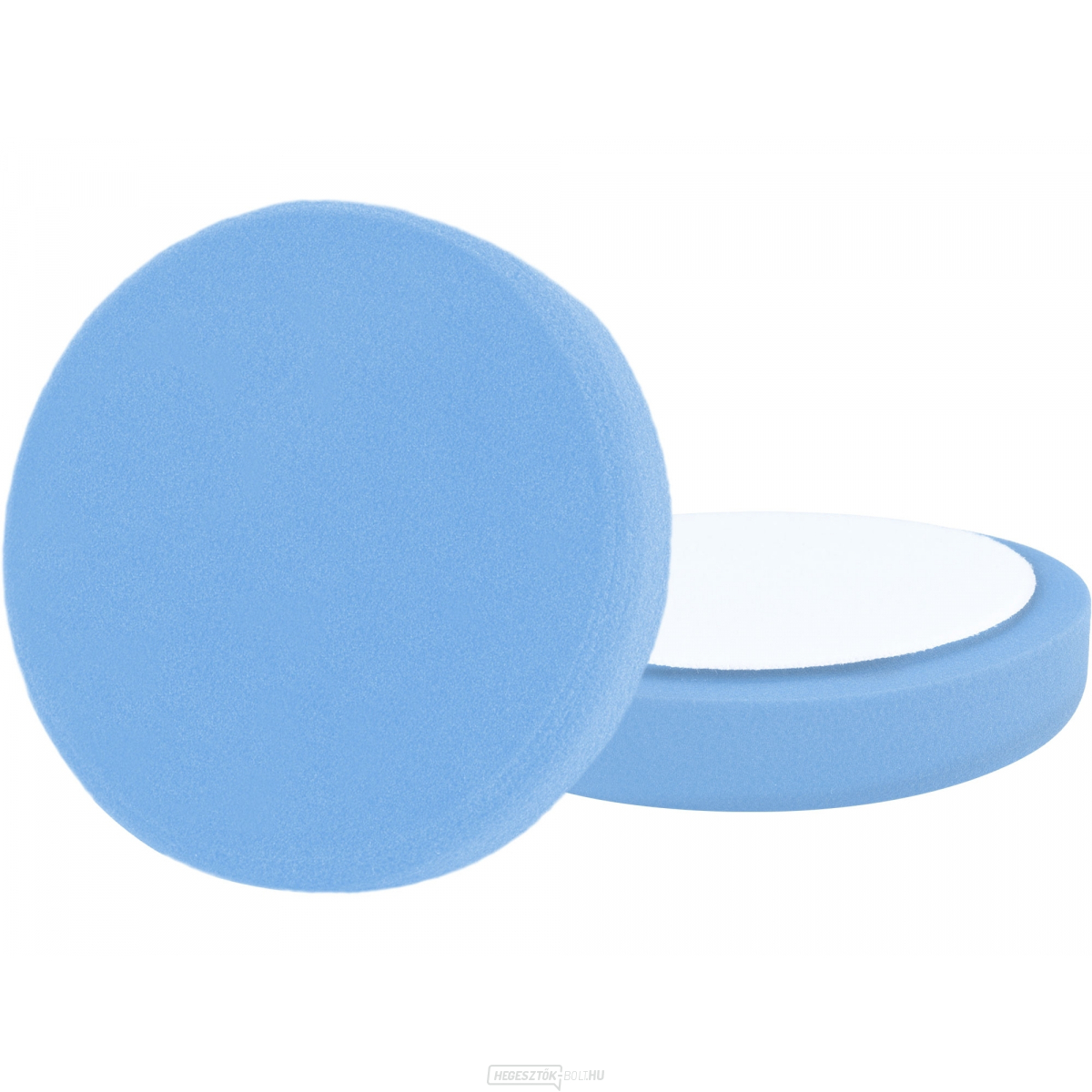 Szivacsos polírozókorong, T60, kék, ∅200x30mm, tépőzár ∅180mm