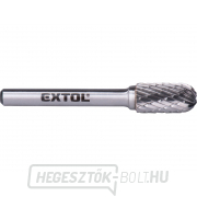 Keményfém maró, hengeres, gömbfelülettel, átmérő 10x20mm/láb 6mm, közepes szelvény (dupla vágás) Keményfém maró, hengeres, gömbfelülettel, átmérő 10x20mm/láb 6mm, közepes szelvény (dupla vágás) gallery main image