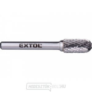 Keményfém maró, hengeres, gömbfelülettel, átmérő 10x20mm/láb 6mm, közepes szelvény (dupla vágás) Keményfém maró, hengeres, gömbfelülettel, átmérő 10x20mm/láb 6mm, közepes szelvény (dupla vágás) gallery main image