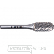Keményfém maró, hengeres, gömbfelülettel, átmérő 12x25mm/szár 6mm, közepes szelvény (dupla vágás) Keményfém maró, hengeres, gömbfelülettel, átmérő 12x25mm/szár 6mm, közepes szelvény (dupla vágás) gallery main image
