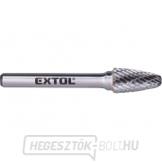 Keményfém maró, kerek ívű, átmérő 10x20mm/szár 6mm, közepes szelvény (dupla vágás) Keményfém maró, kerek ívű, átmérő 10x20mm/szár 6mm, közepes szelvény (dupla vágás) gallery main image