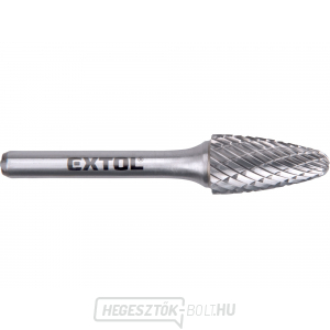 Keményfém maró, kerek ívű, átmérő 12x25mm/szár 6mm, közepes szelvény (dupla vágás) Keményfém maró, kerek ívű, átmérő 12x25mm/szár 6mm, közepes szelvény (dupla vágás) gallery main image