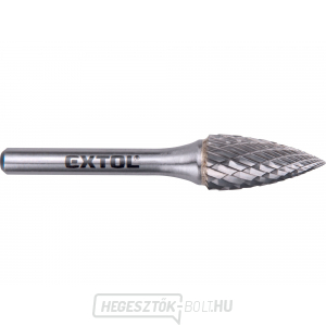 Keményfém maró, éles ívű, átmérő 12x25mm/szár 6mm, közepes szelvény (dupla vágás) Keményfém maró, éles ívű, átmérő 12x25mm/szár 6mm, közepes szelvény (dupla vágás) gallery main image