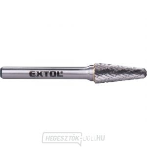 Keményfém maró, lekerekített kúpos (R 2,5mm), átmérő 10x25mm/szár 6mm, sec közepes (dupla vágás) Keményfém maró, lekerekített kúpos (R 2,5mm), átmérő 10x25mm/szár 6mm, sec közepes (dupla vágás) gallery main image