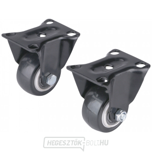Fix görgők PVC karikával, 2 darabos készlet, átmérő 40mm Fix görgők PVC karikával, 2 darabos készlet, átmérő 40mm gallery main image