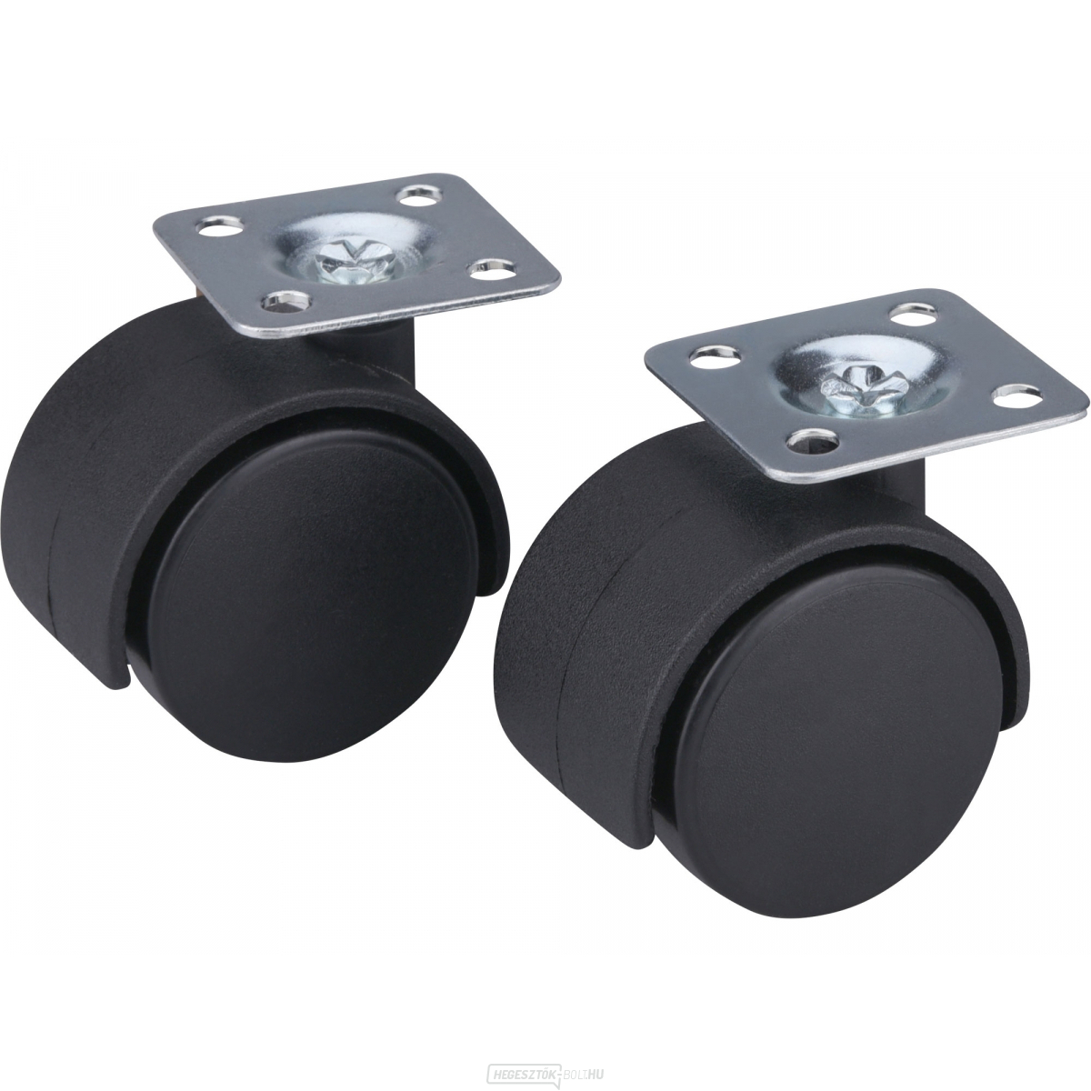 Nylon lengőkerekek, 2 darabos készlet, 40 mm átmérőjű talppal