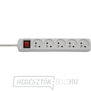 Eco-Line Fiókszalag kapcsolóval, 5 fiók, fehér, 5,0 m gallery main image