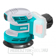Akkus orbitális csiszoló TOTAL, 20V Li-ion, 2000mAh, ipari, 125mm gallery main image
