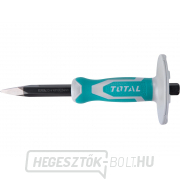 Hegyes véső műanyag védővel, ipari, pengeszélesség 4mm, hosszúság 254mm gallery main image