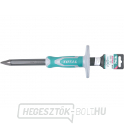 Hegyes véső műanyag védővel, ipari, pengeszélesség 4mm, hosszúság 305mm Előnézet 