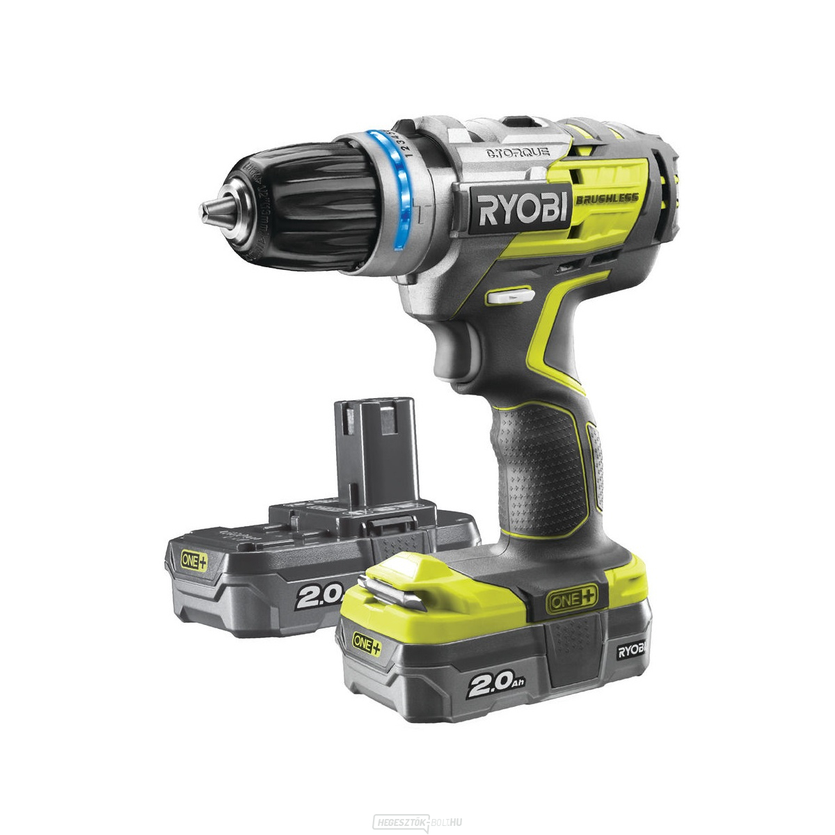 Ryobi R18PDBL-220S 18 V-os akkus ütvefúró 2x 2Ah akkumulátor töltő ONE 
