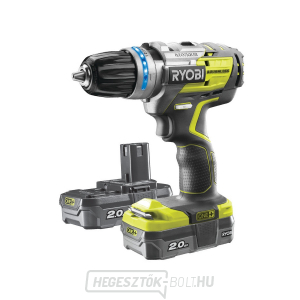 Ryobi R18PDBL-220S 18 V-os akkus ütvefúró 2x 2Ah akkumulátor töltő ONE 