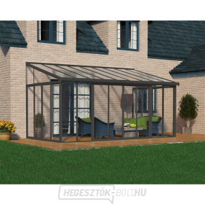 Palram Torino 3 x 5,46 antracit télikert Palram Torino 3 x 5,46 antracit télikert gallery main image