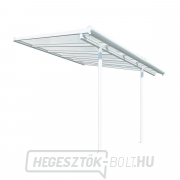 Palram Sierra 3000 fehér 3 x 3 alumínium (előregyártott) pergola (fehér) Előnézet 