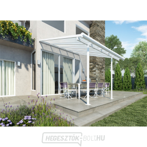 Palram Sierra 3000 fehér 3 x 3 alumínium (előregyártott) pergola (fehér) gallery main image