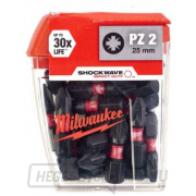 Milwaukee csavarhúzóhegyek SHW PZ2 25mm - 25db Milwaukee csavarhúzóhegyek SHW PZ2 25mm - 25db gallery main image