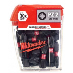 Milwaukee csavarhúzóhegyek SHW PZ2 25mm - 25db