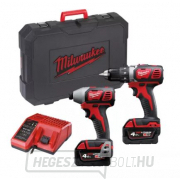 Milwaukee PowerPack akkumulátoros szerszámkészlet M18 BPP2D-402C Előnézet 