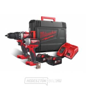 Milwaukee karburátor nélküli akkumulátoros szerszámkészlet M18 BLPP2B2-502X Milwaukee karburátor nélküli akkumulátoros szerszámkészlet M18 BLPP2B2-502X