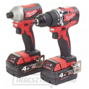 Milwaukee szénmentes akkumulátoros szerszámkészlet M18 CBLPP2A-402C Előnézet 