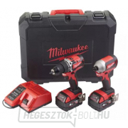 Milwaukee szénmentes akkumulátoros szerszámkészlet M18 CBLPP2A-402C Előnézet 