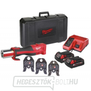 Milwaukee M18™ FORCE LOGIC™ karbi nélküli hidraulikus prés BLHPT-202C M-SET gallery main image