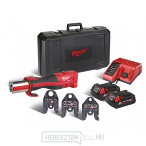 Milwaukee FORCE LOGIC™ vezeték nélküli kompakt hidraulikus prés M18 BLHPT-202C TH-SET Milwaukee FORCE LOGIC™ vezeték nélküli kompakt hidraulikus prés M18 BLHPT-202C TH-SET