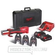 Milwaukee M18™ FORCE LOGIC™ karbi nélküli hidraulikus prés BLHPT-202C U-SET gallery main image