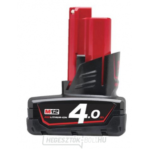 Milwaukee M12 B4 B4 4,0Ah akkumulátor gallery main image