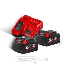 Milwaukee M18 NRG-502 akkumulátor és töltő készlet gallery main image