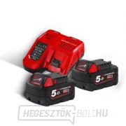 Milwaukee M18 NRG-502 akkumulátor és töltő készlet gallery main image