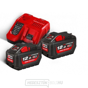 Milwaukee M18 HNRG-122 akkumulátor és töltő készlet gallery main image